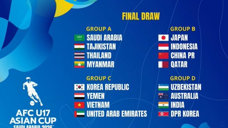 U17亚洲杯8强战火重燃：中国VS沙特，韩国VS乌兹别克斯坦
