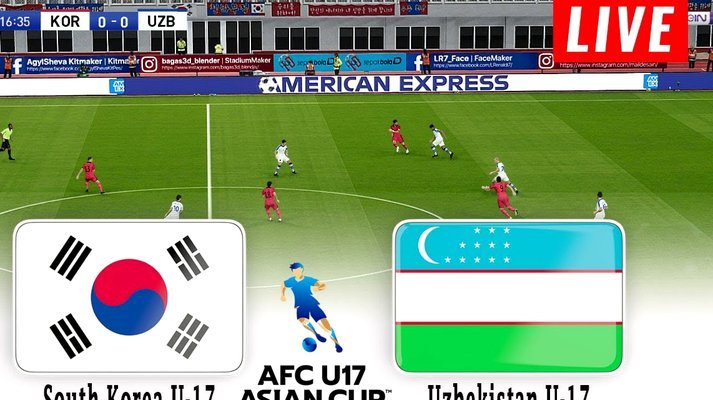 U17亚洲杯8强对阵：中国vs沙特，韩国vs乌兹别克斯坦